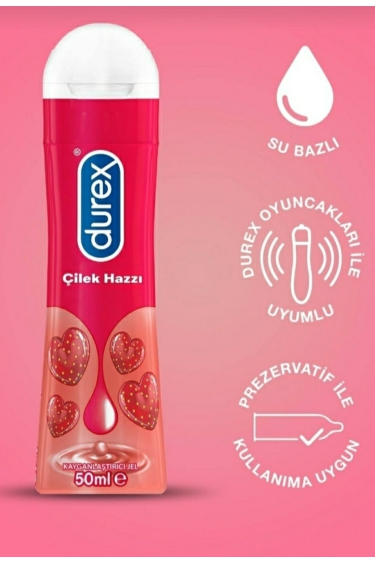 Çilek Hassas Formül Kayganlaştırıcı Jel 2