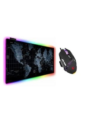 Rm-607 Heady Gaming Oyuncu Mouse+70x30 Rgb Mouse Pad RM607RS865