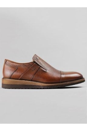 Marcas Erkek Hakiki Deri Klasik Ayakkabı-taba D18M001533-TABA