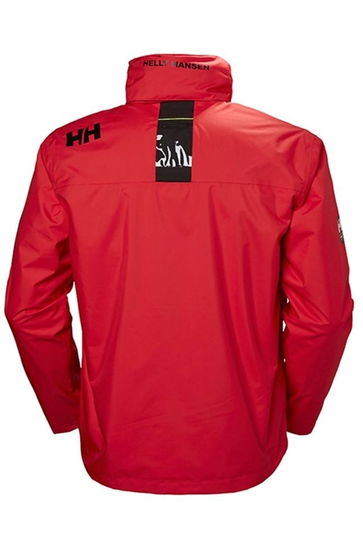 Helly Hansen-سترة رجالية بغطاء للرأس باللون الأحمر بطبقة متوسطة Hha.33874-162 4