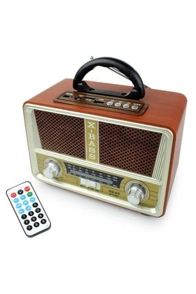 Radyo 112bt Şarjlı Nostaljik Radyo Usb/Sd/Mp3/Bluetooth GLD-44