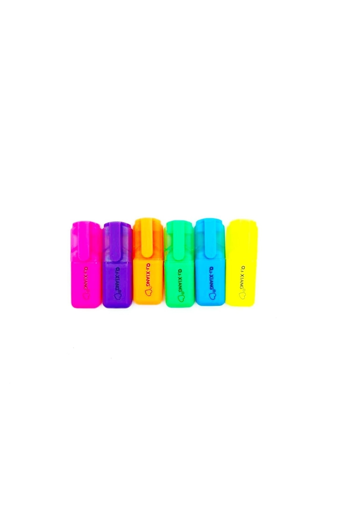 Linea Mini Fosforlu Kalem Canlı Renkler 6 Lı Kilitli Poşet