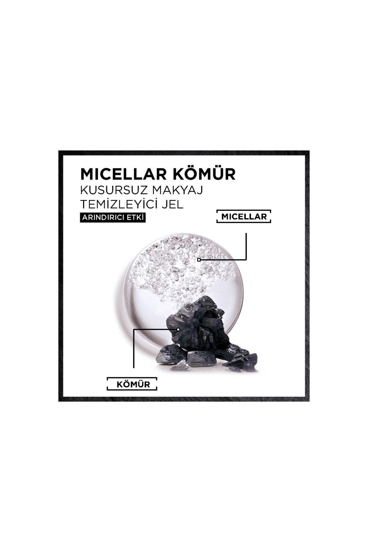 ژل پاک کننده آرایش Micellar Charcoal Perfect 400 میلی لیتر Garnier