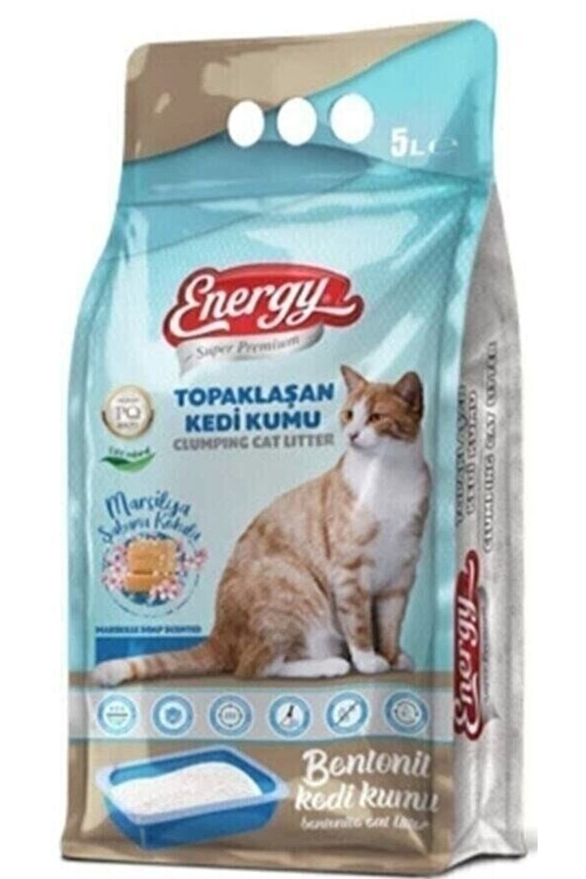 Topaklaşan Kedi Kumu Marsilya Sabunu Kokulu 5 Lt