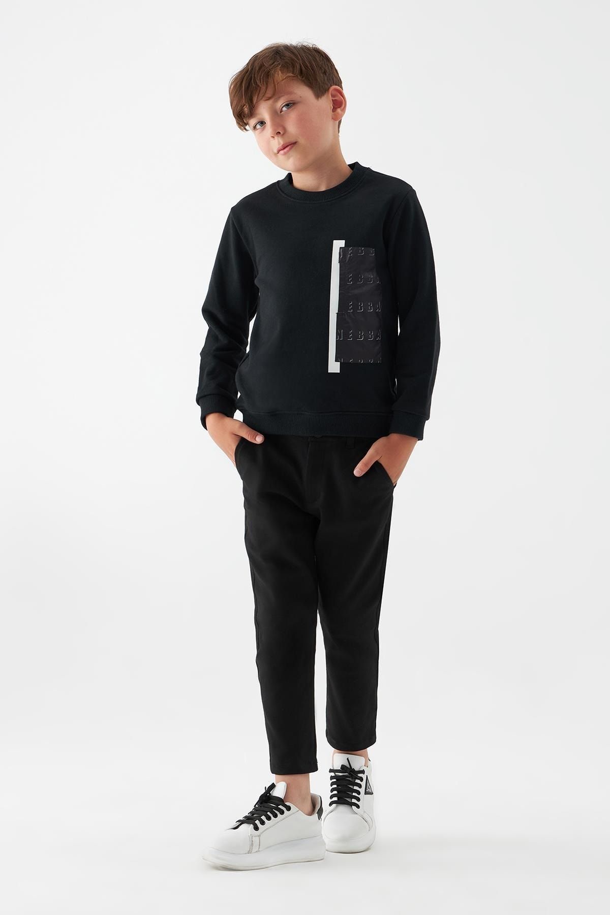 Nebbati T-Shirt Schwarz Regular Fit Fast ausverkauft