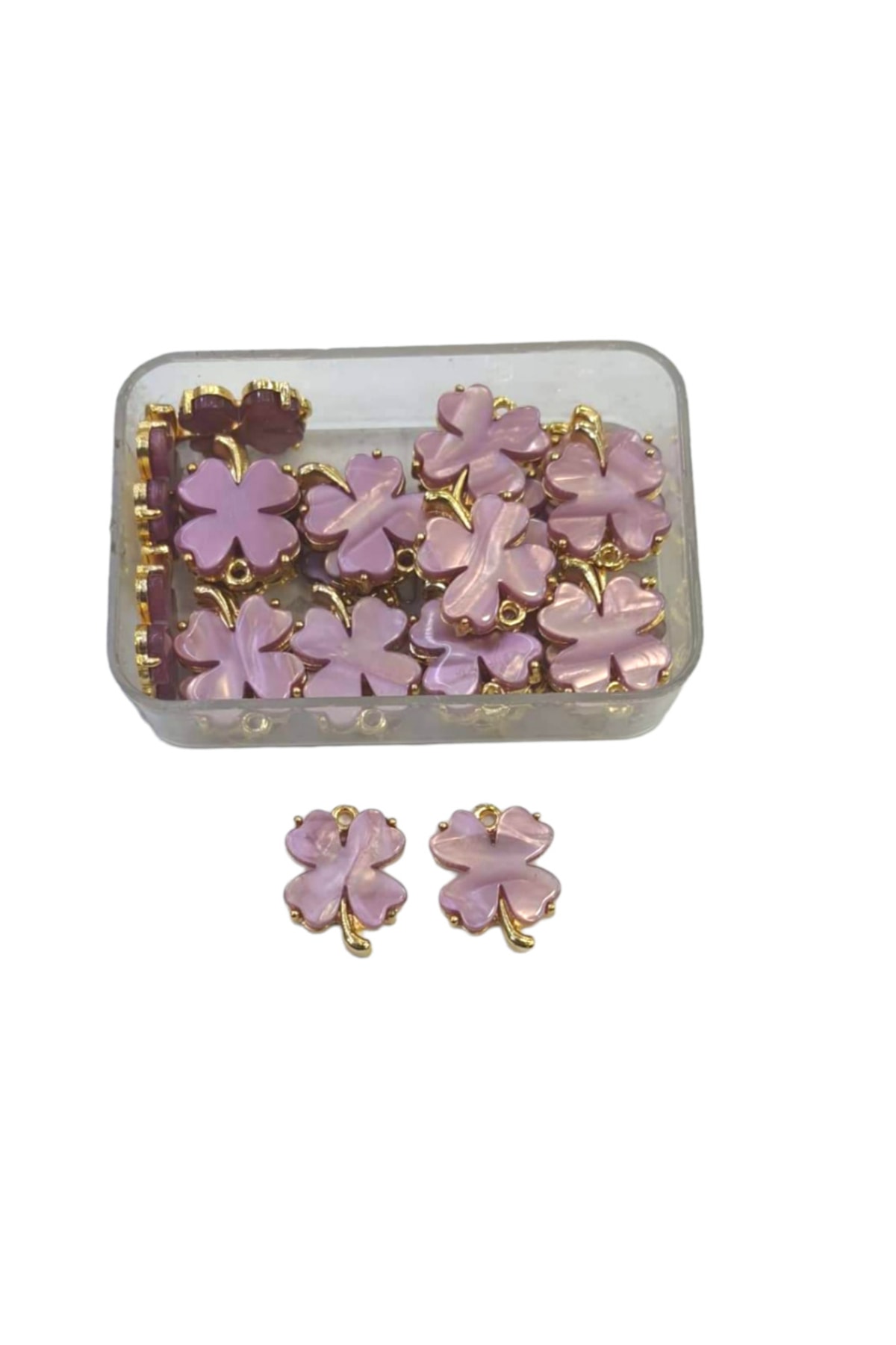 RLX BUJİTERİ Yonca Kolye Ucu Kararmaz Altın Kaplama