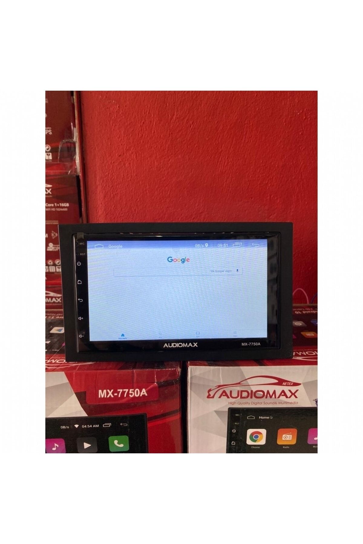 AUDİOMAX-Volkswagen Transporter T5 Mx-7750a Android Double Tape + camera 7 Inc 5