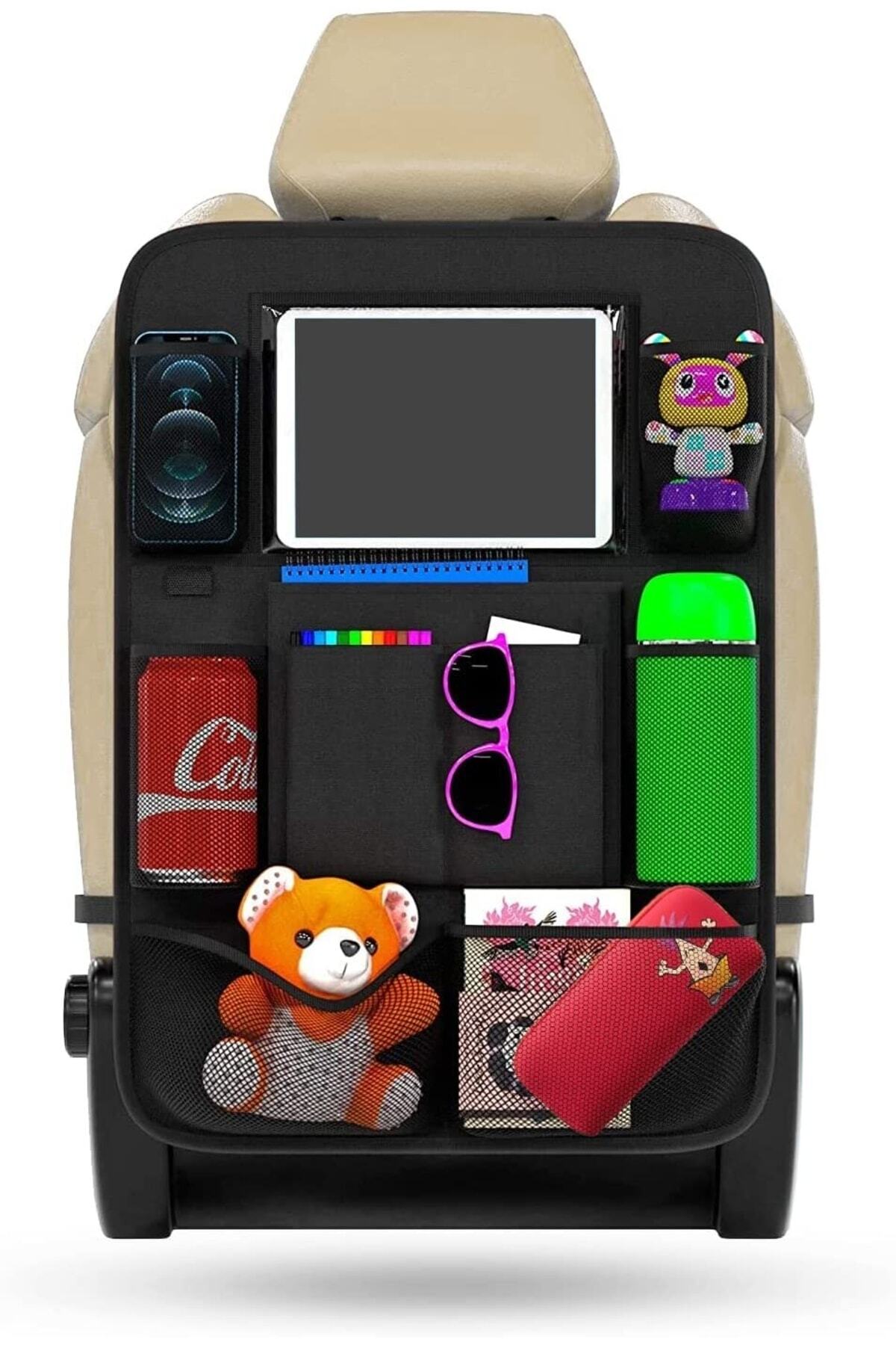 ZEYZEN Araç Tablet Tutucu Araba Içi Koltuk Arkası Koruyucu Eşya Düzenleyici Oto Koltuk Arkalığı Organizer fotoğrafı 2 (önizleme)