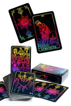 Tarot Kartları t011-Black Colors
