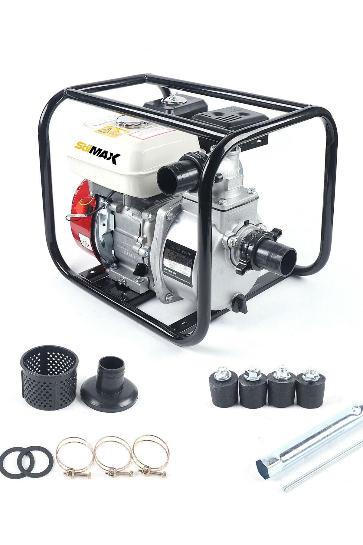 Stm80wp 3 Finger 80mm Metal Impeller System Gasoline Water Pump Motopump 7.5hp Powerful Engine 8mt Suction