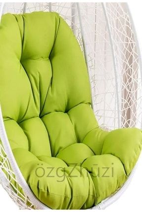 Askılı Sepet Için Salıncak Minderi Açık Yeşil (uzunluk:120 Cm Genişlik:86 Cm) perlina12