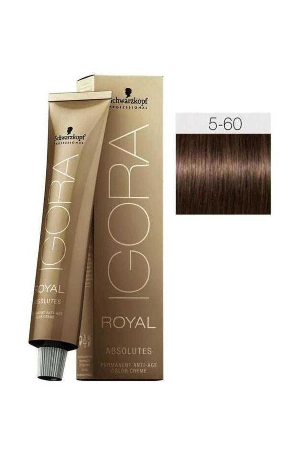 Igora Royal Absolutes 5.60 Açık Kahve Doğal Çikolata Süper Saç Boyası 60 Ml
