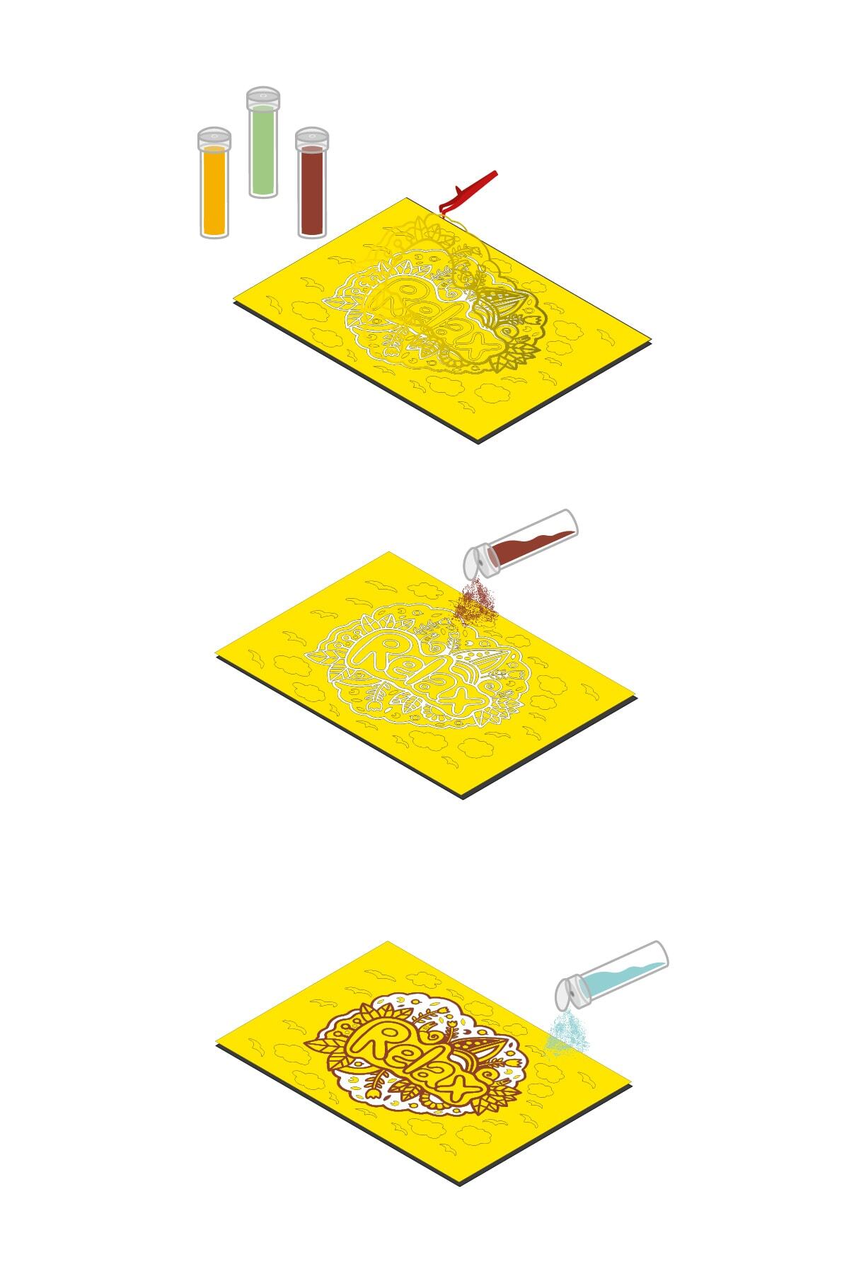 هنر شنی – ست فعالیت نقاشی بزرگسالان، آرامش – Yko-07