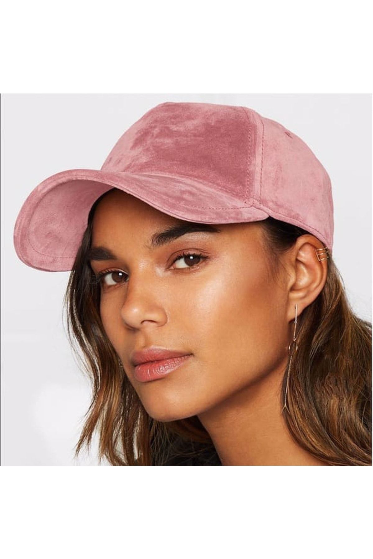 Shopiolog Unisex Suede Adjustable Baseball Cap Hat Trendyol