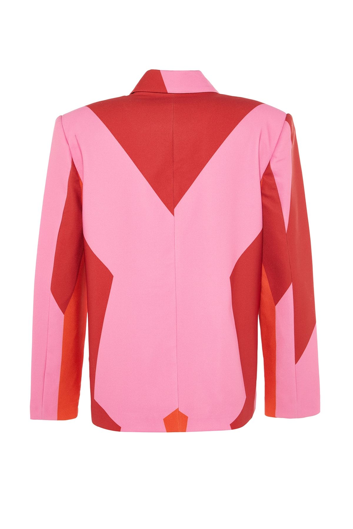 Trendyol Collection-X Zeynep Tosun Multi-Colored Button Detailed Oversize bunda TPRAW23CE00016 8