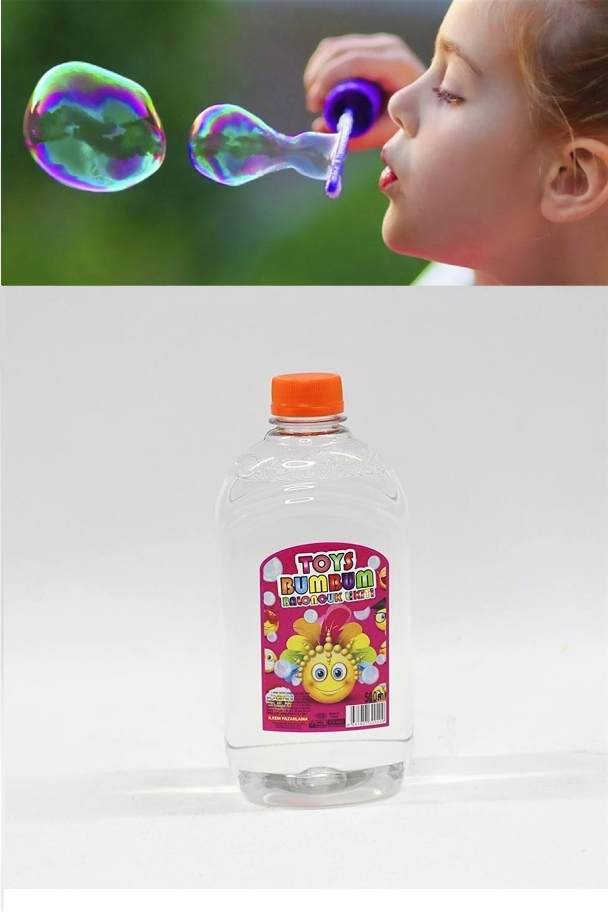 Toysberg Baloncuk Likiti 500 Ml - Kaliteli Baloncuk Sıvısı - Yedek Köpük Tabancası Likiti