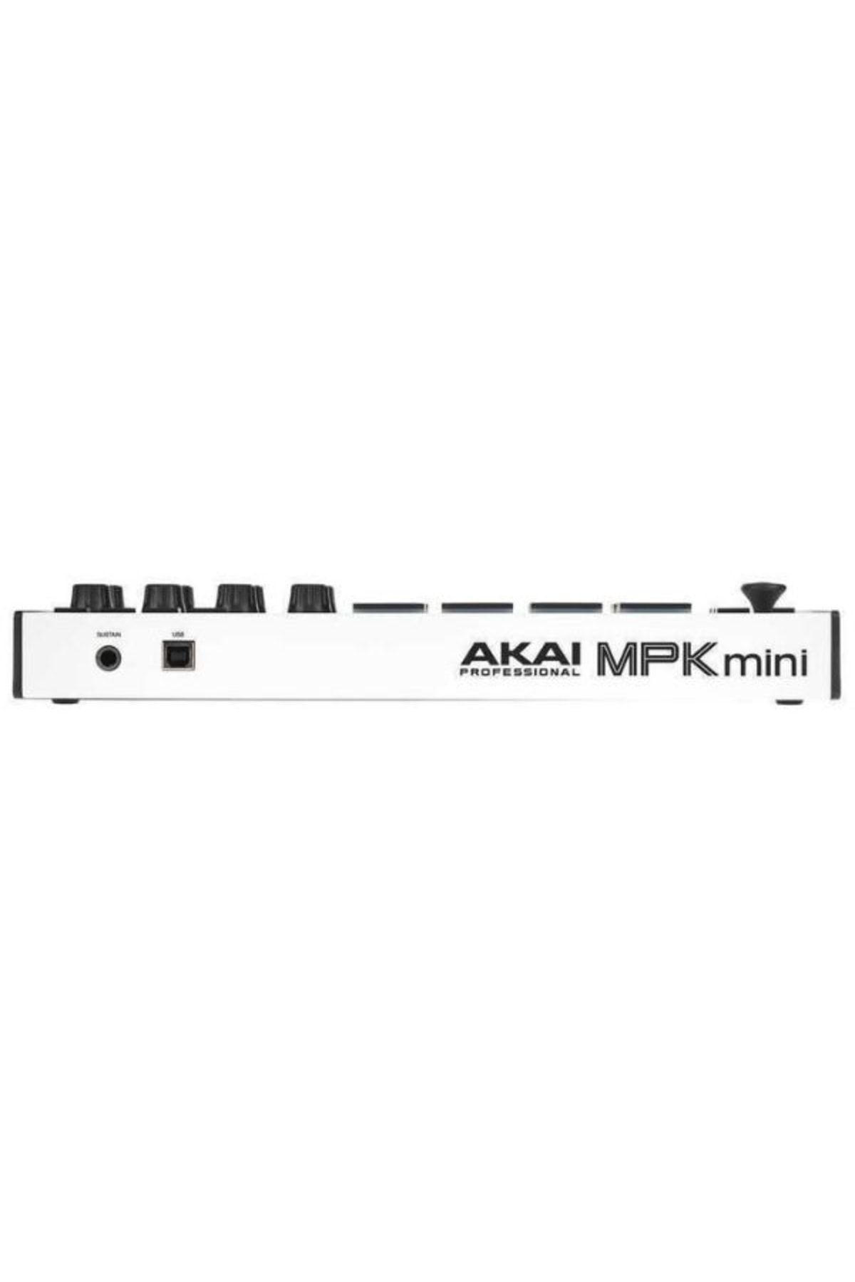 AKAI-Mpkmini 3 White Midi Keyboard 3