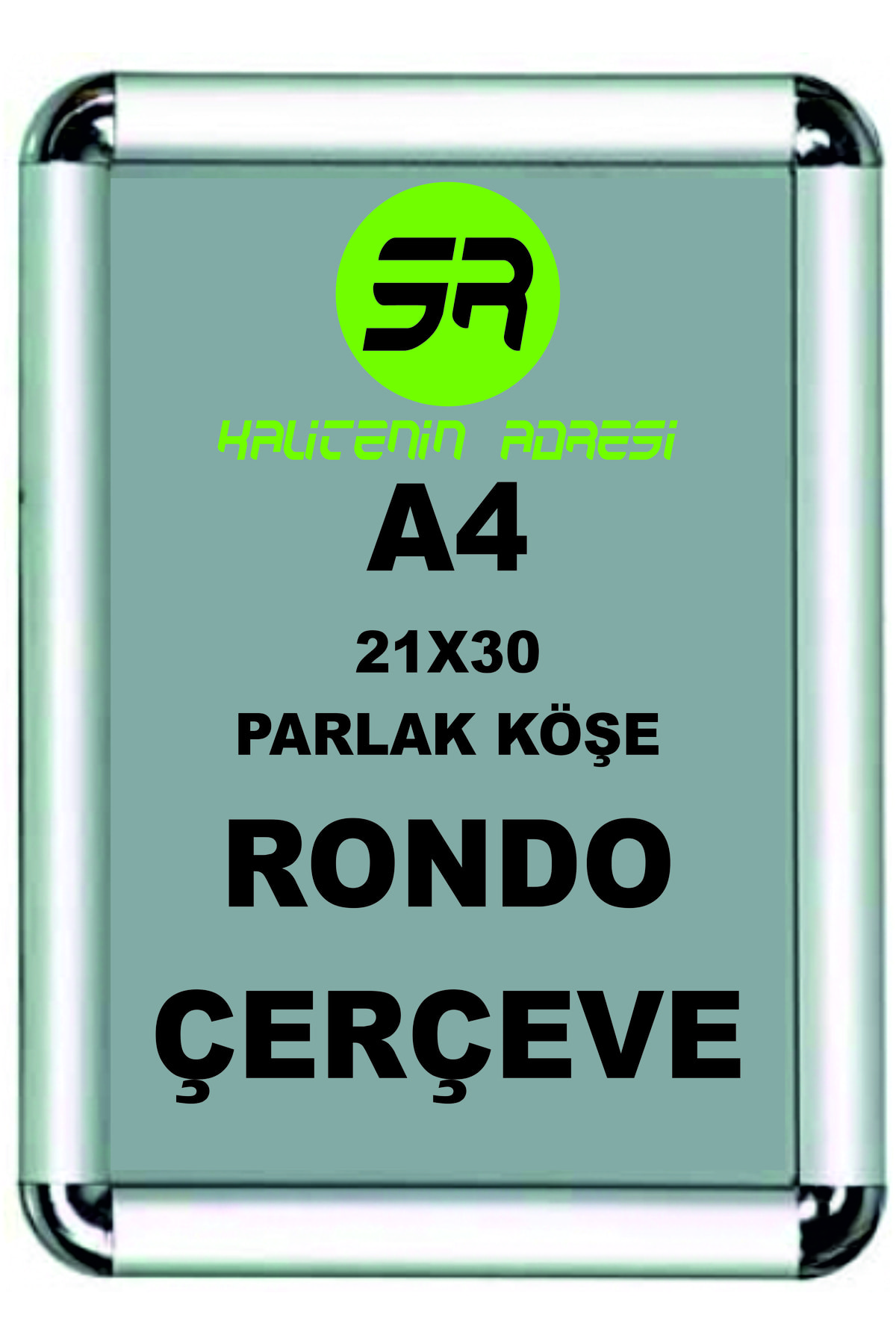 SR A4 Rondo Çerçeve 5 Adet (PARLAK KÖŞE) (AÇILIR KAPANIR ÇERÇEVE 21X30)