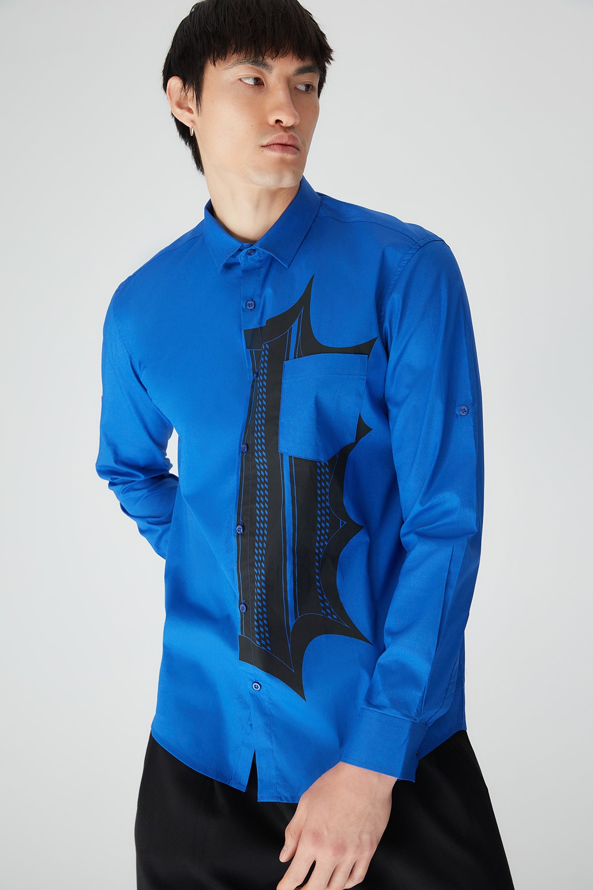 Trendyol Collection Hemd Blau Regular Fit