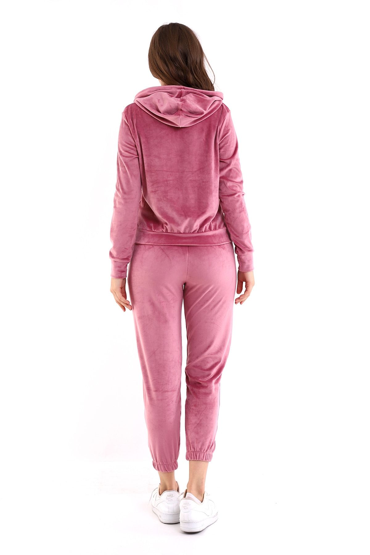 Peach velour tracksuit cheap
