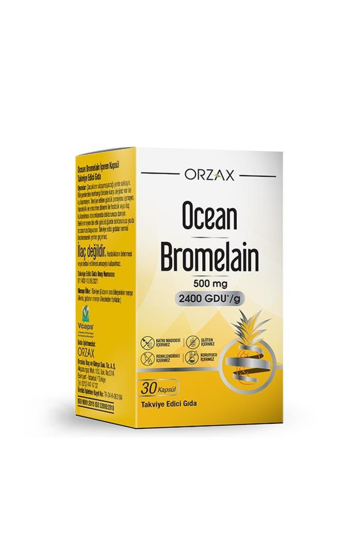 Ocean Orzax Bromelain 30 Kapsül