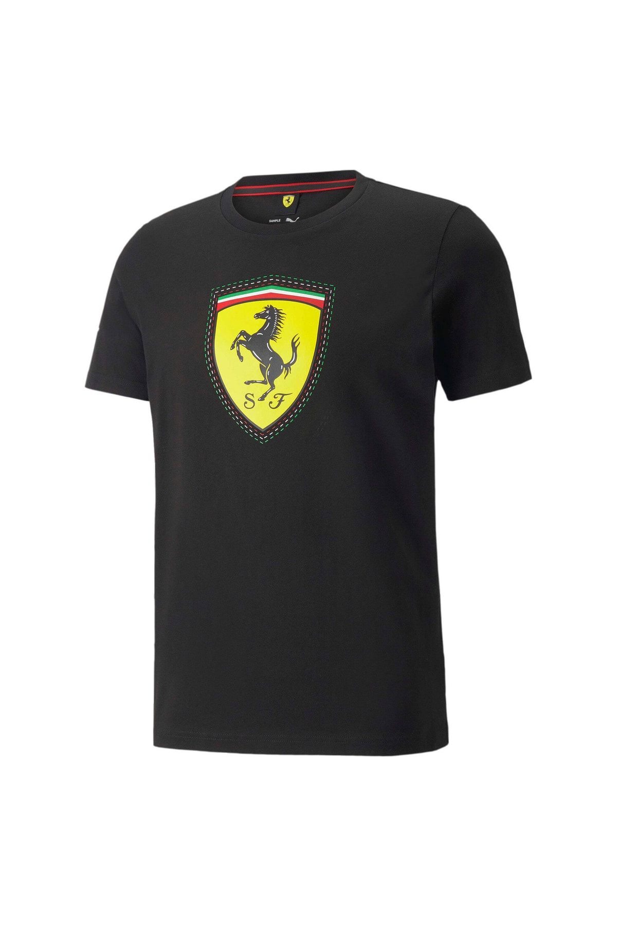 Scuderıa Ferrarı Race Renkli Armalı Erkek T-shirt