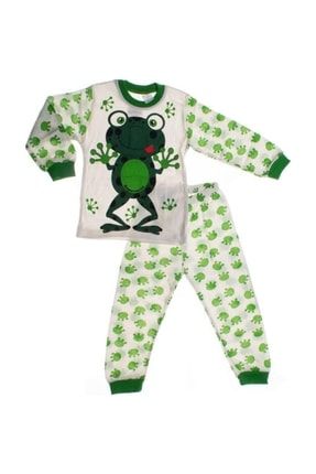 Babymoda Kurbağa Desenli Pijama Takımı C66748-5