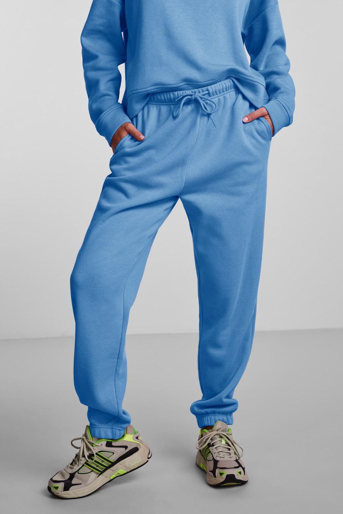 Topshop baby blue best sale joggers