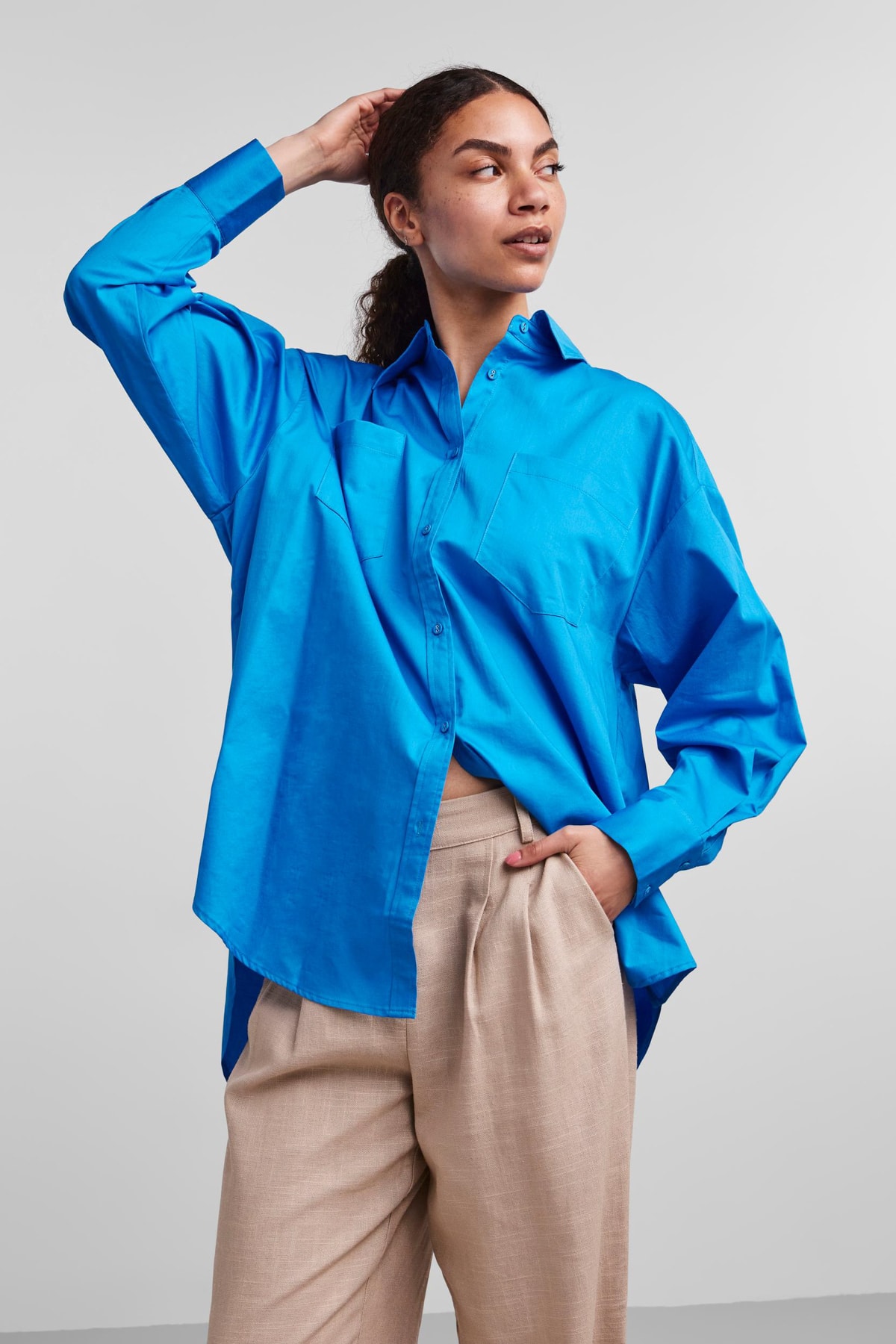 Y.A.S. Hemd Blau Regular Fit Fast ausverkauft