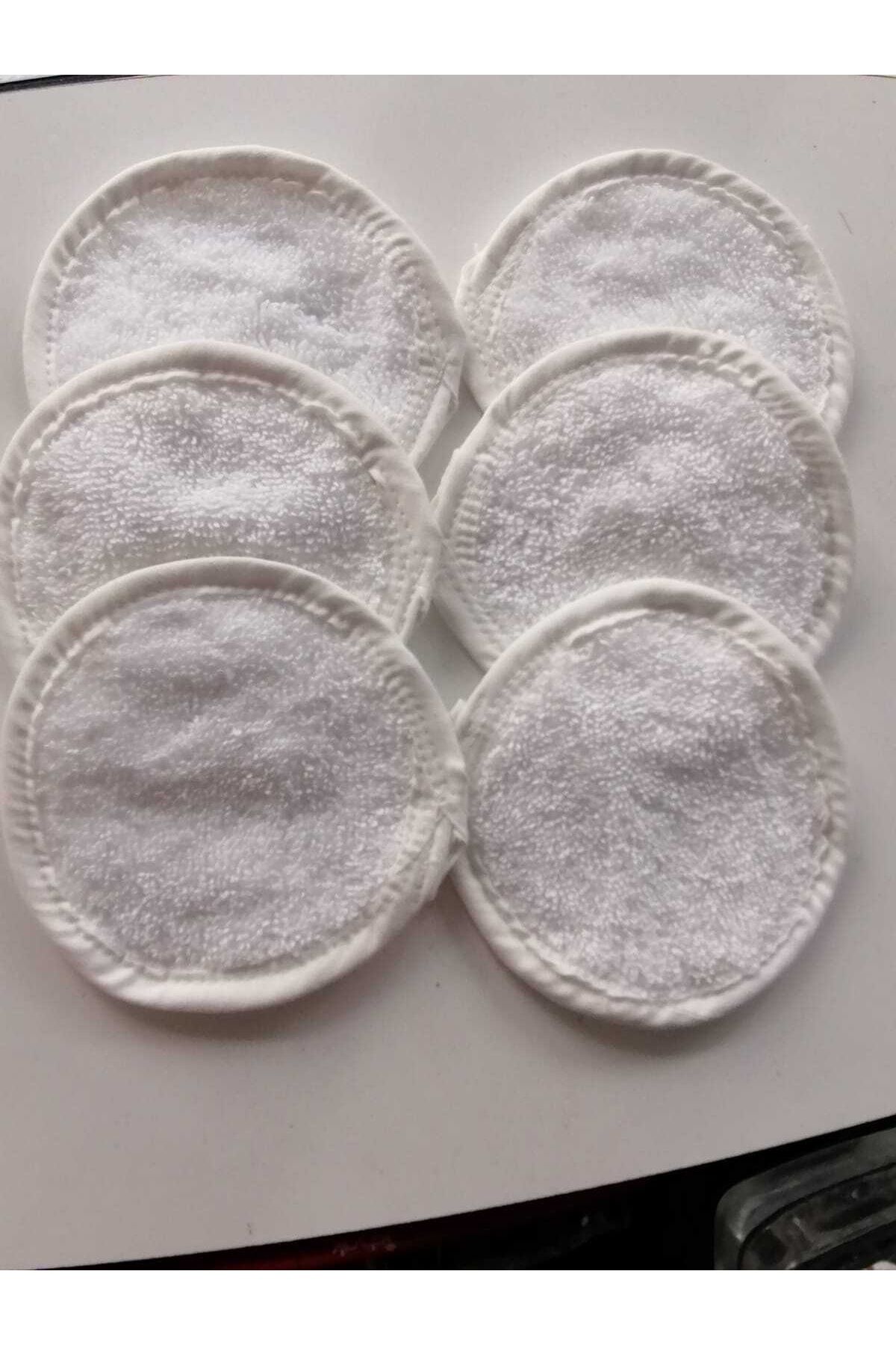 MEŞELİ TEKSTİL-12 Pieces Washable Eye Face Neck Lip Towel Makeup Removal Pad 5
