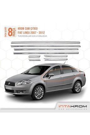 Fiat Linea Krom Cam Çıtası 8 Parça 2007-2012 0166301030