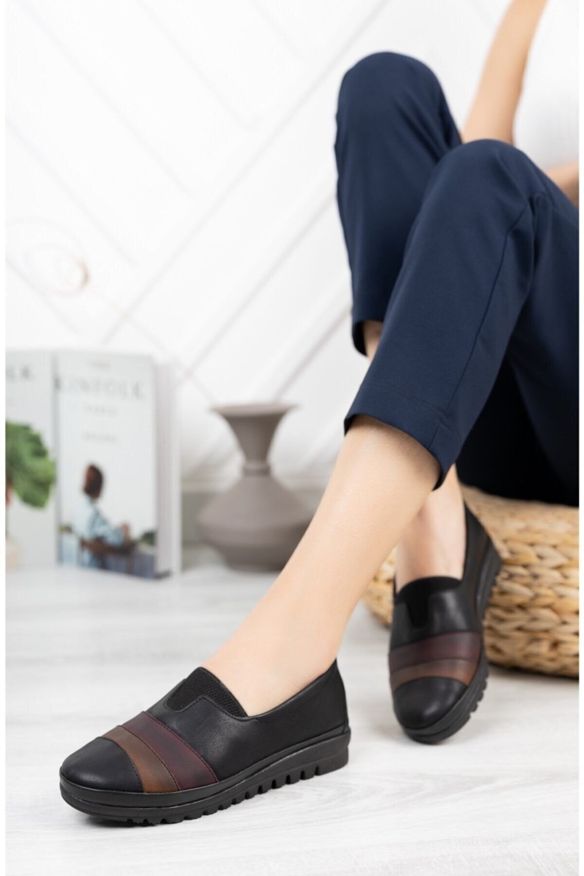 Ladies burgundy cheap flat shoes