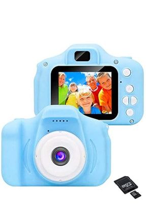 Çocuk Fotoğraf Makinesi 1080p Hd Selfie Kamera + 2gb Hafıza Kartı Owwo-0750