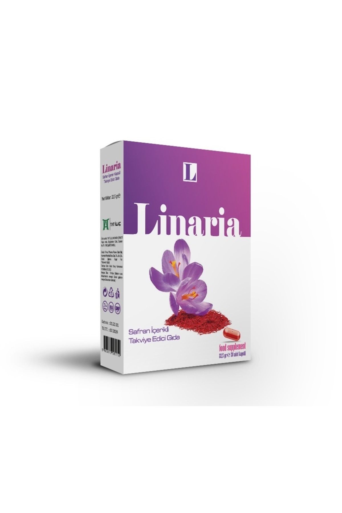 LİNARİA Safran Ve Passiflora Içerikli Gıda Takviyesi (30 Kapsul)
