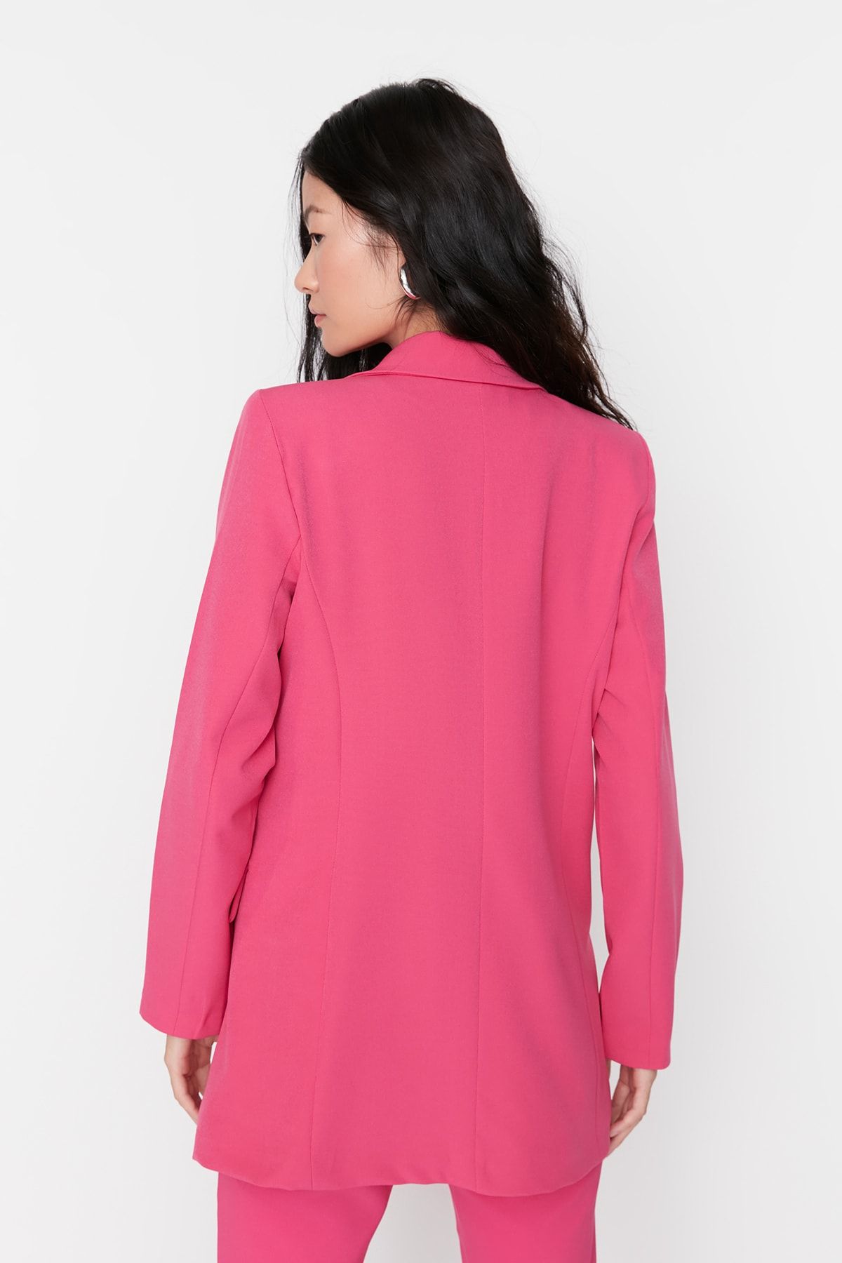 Trendyol Collection Blazer Rosa Regular Fit Fast ausverkauft FN9174