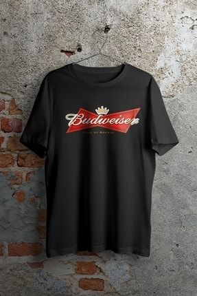 Budweiser Siyah Unisex Tshirt APEXMODA100164
