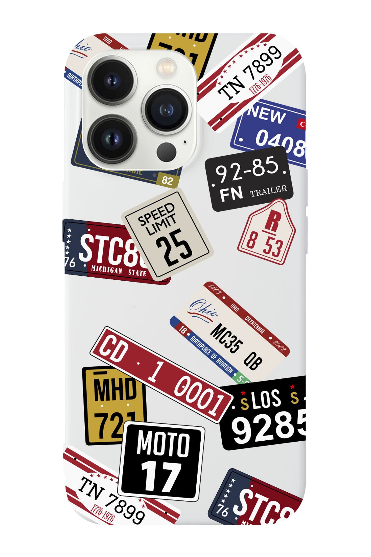 Suede Launch Phone Case with Iphone 14 Pro Compatible Tickets Design