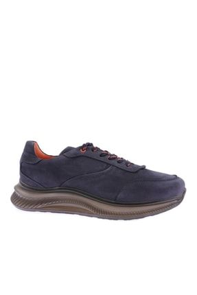 Lacivert - 2915 Erkek Bağcıklı Sneakers Ayakkabı 2915-1884