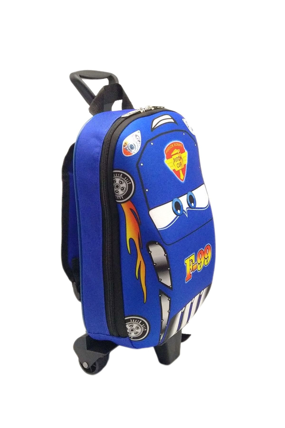 Shopiolog Children s Kindergarten Backpack with Cars Printed