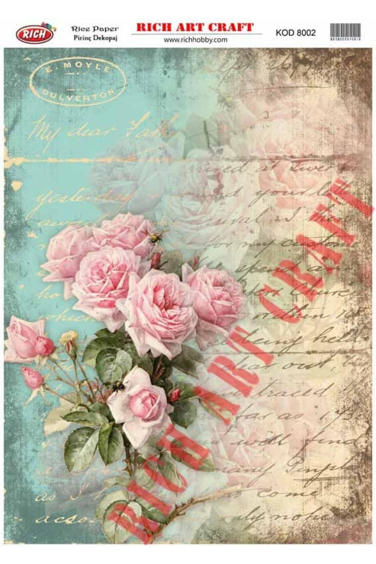 Rich-Brass Decopage Paper| Code 8002 1
