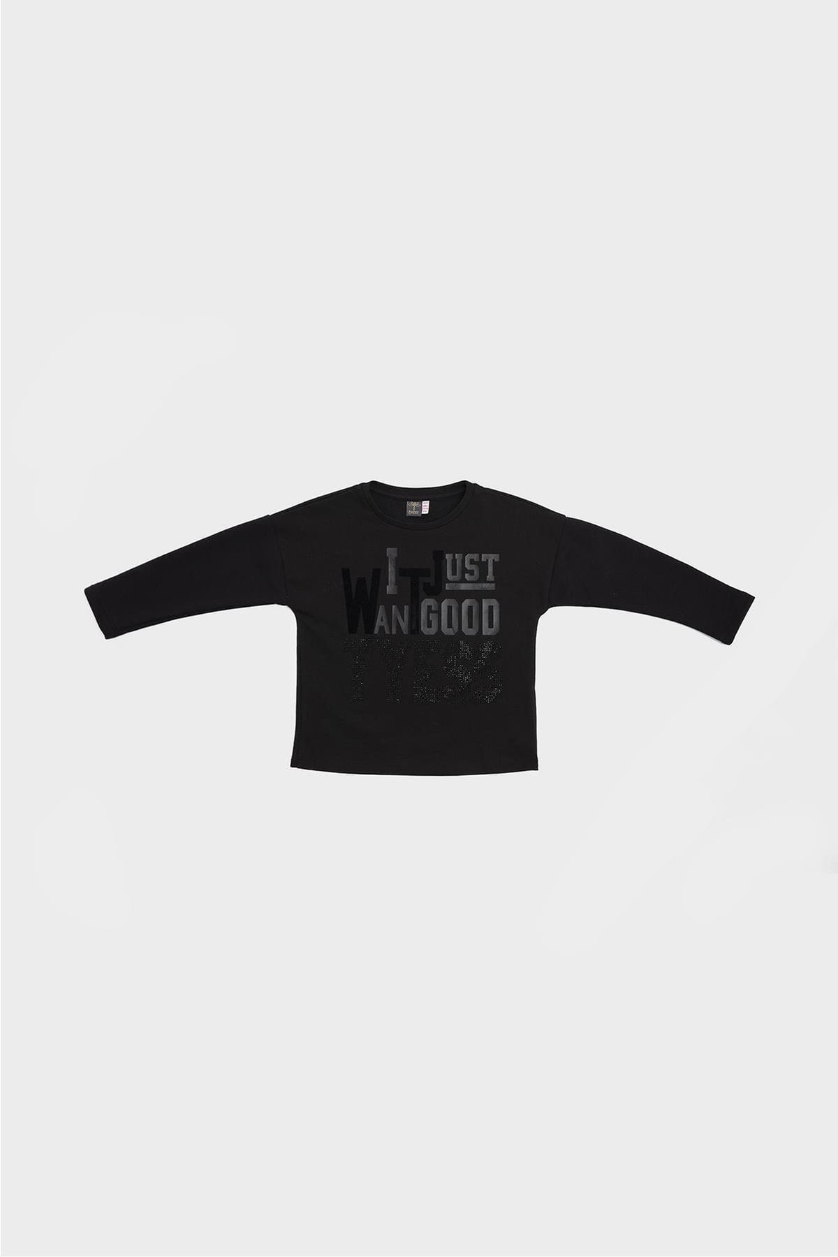 Tyess Sweatshirt Schwarz Regular Fit Fast ausverkauft