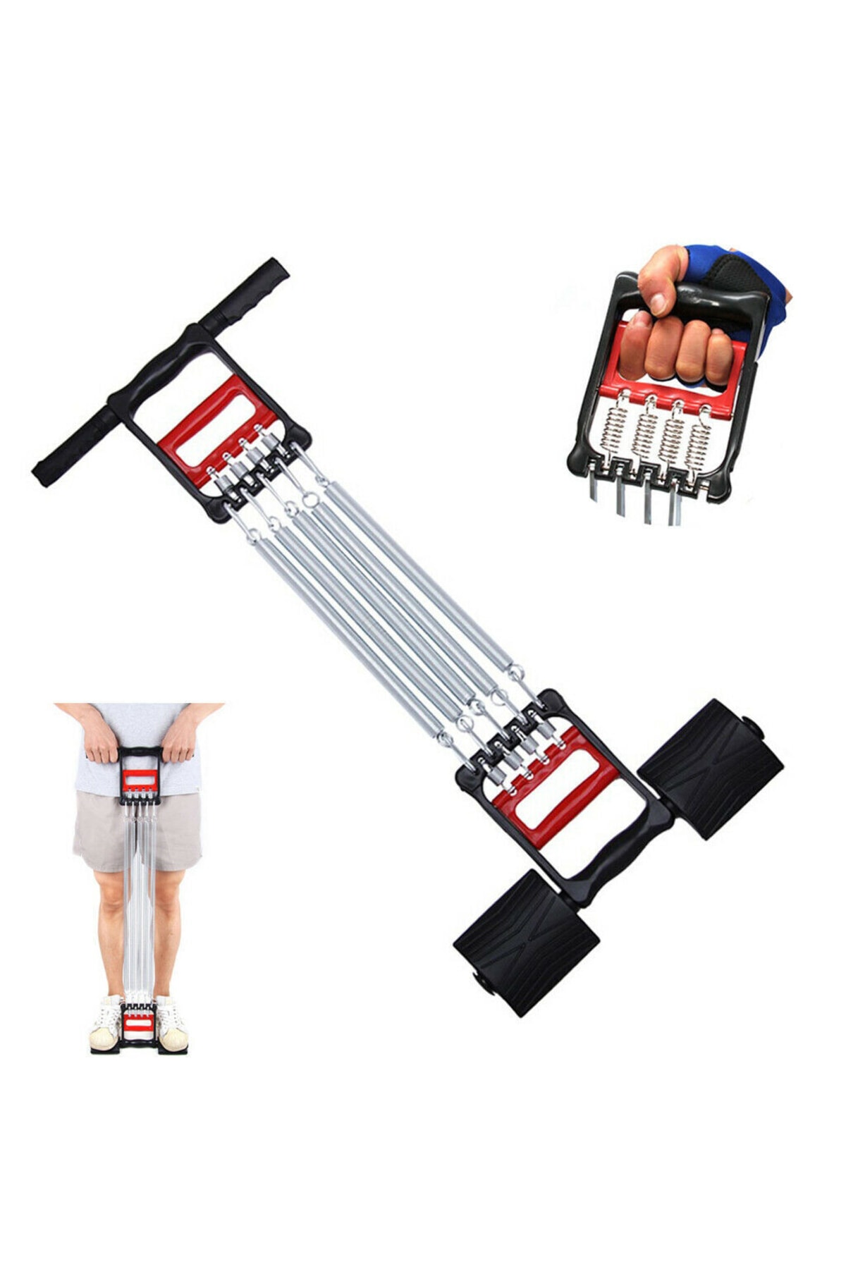 Deez Spor Göğüs Genişletici Ayarlanabilir Yay Egzersizi Egzersizi Çıkarılabilir Yaylar Home Gym