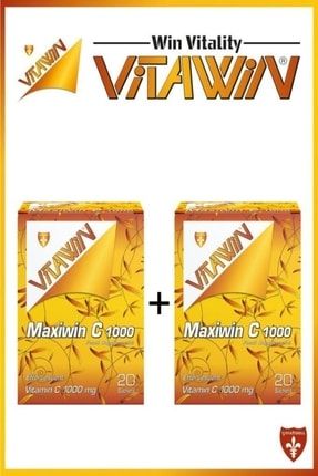 Maxiwin C 1000 mg Efervesan 20 Saşe x2 (40 Saşe) 86928602008852
