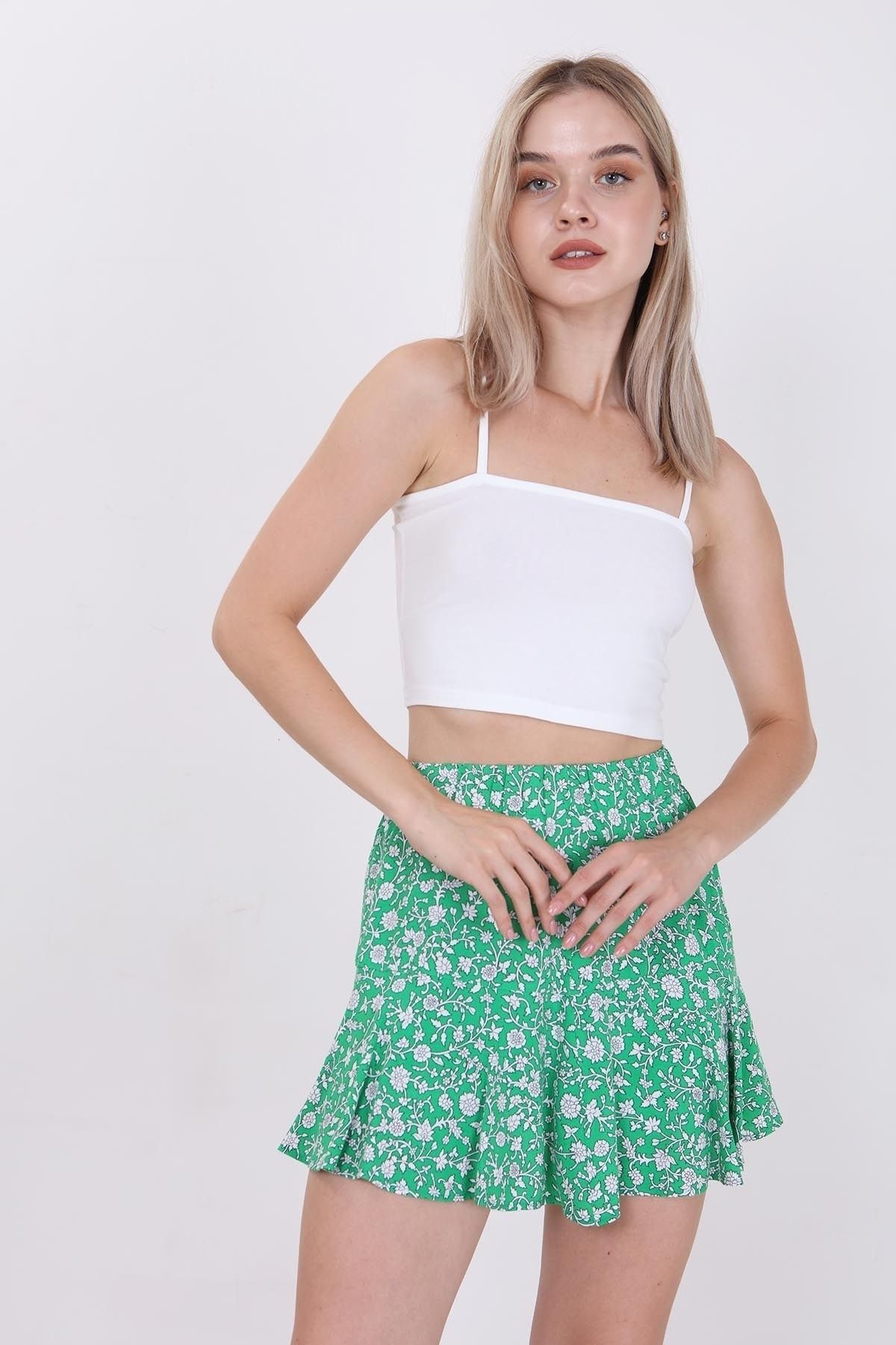 Delungra mini skirt forest green sale