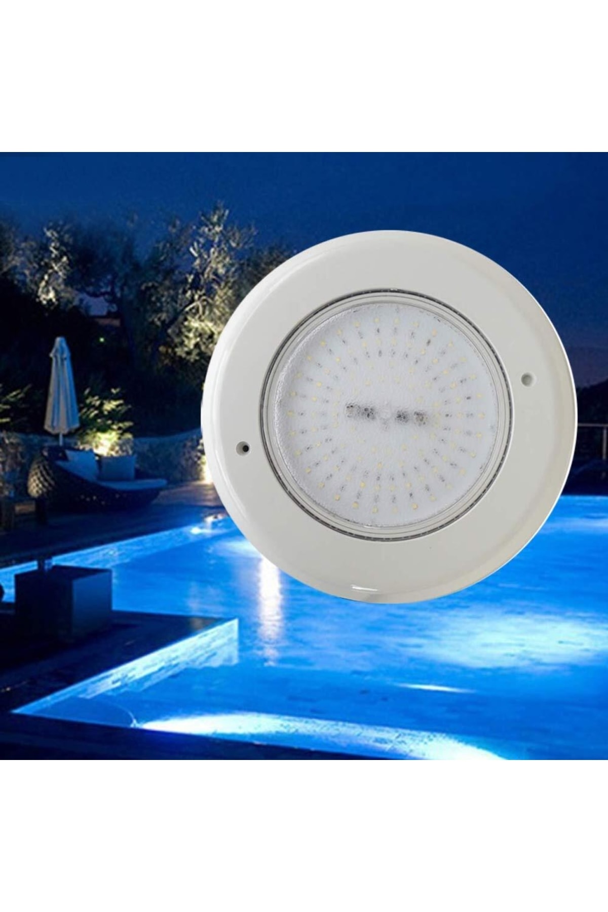 Samsung Çip Sıva Üstü Led Havuz Aydınlatma Armatürü 30w Kırmızı Işık 3