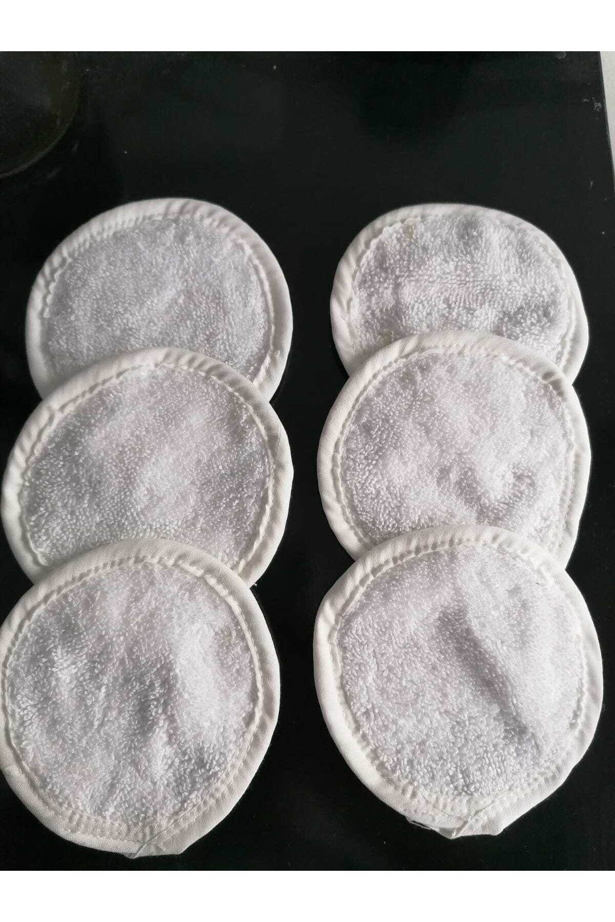 MEŞELİ TEKSTİL-12 Pieces Washable Eye Face Neck Lip Towel Makeup Removal Pad 6