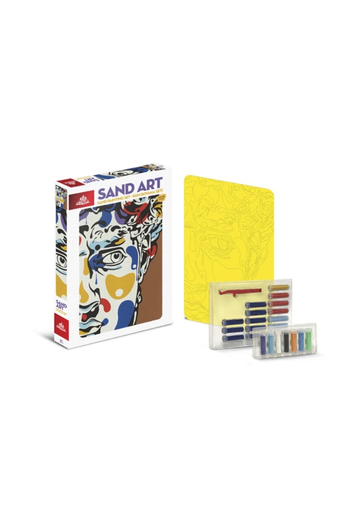 مجموعه فعالیت هنری بزرگسالان: مجسمه‌سازی با شن و هنر مردی شبیه شن - Yko-12