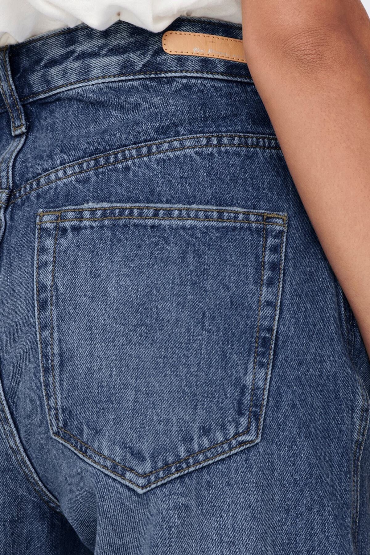 ONLY-Pantaloni de damă Jeans 64615271398 Albastru 4