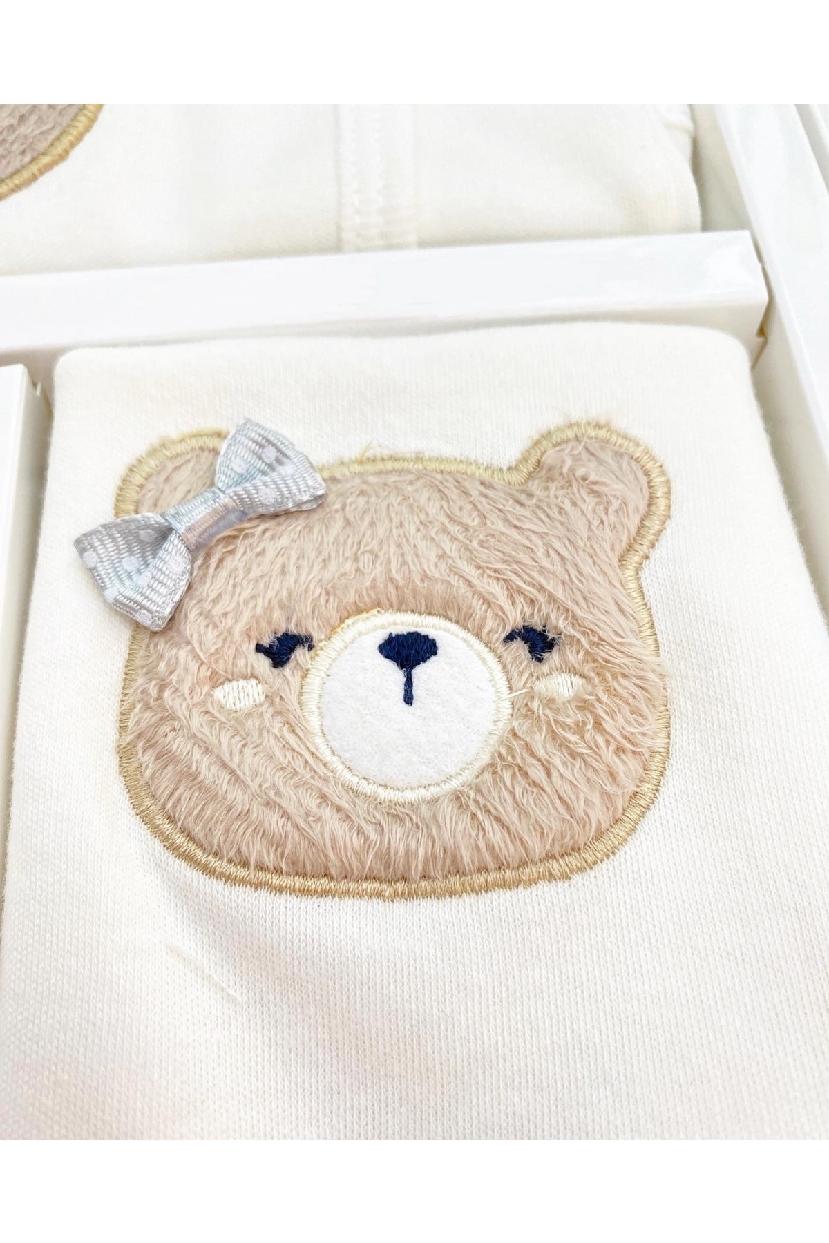 VERONA TARZ Yeni Sezon Kız Bebek Ayıcıklı 5li Hastane Çıkış Seti Yenidoğan Kıyafeti Takım fotoğrafı 3 (önizleme)