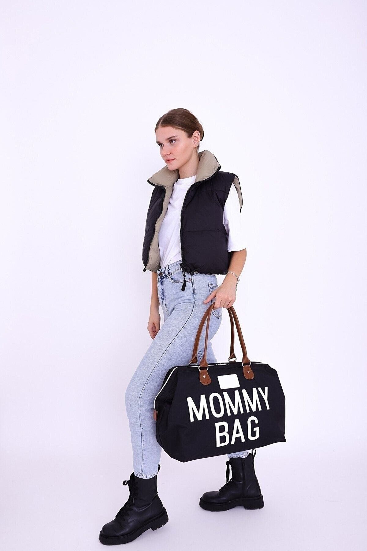 RUBBAG Mommy Bag Bebek Çantası Ve Anne Bebek Bakım Sırt Çantası Termal Biberonlu CV10739